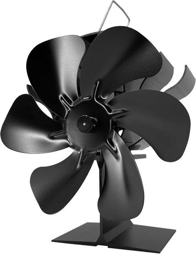 Ventilateur de poêle à bois, 6 pales, avec ventilateur Image du produit 