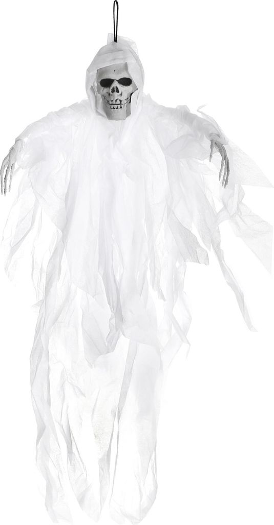 com-four® Deko Skelett für Halloween - Hänge-Gespenst aus Produktbild 