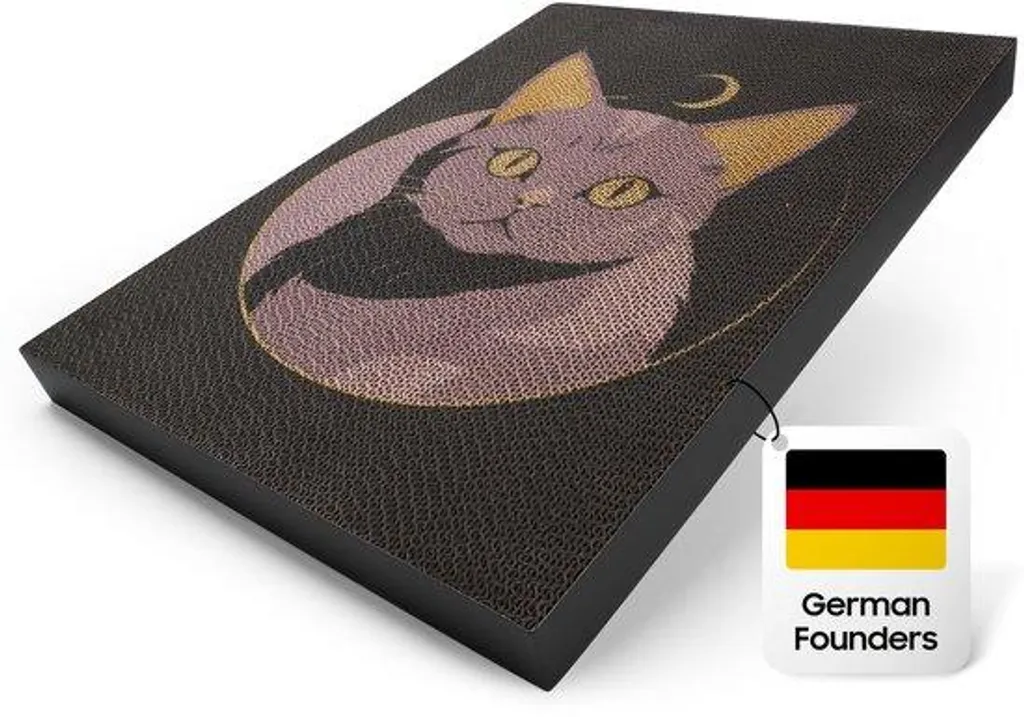 Griffoir Chat Autocollant de Protection Meuble Gris 40x30 cm 5 Couches