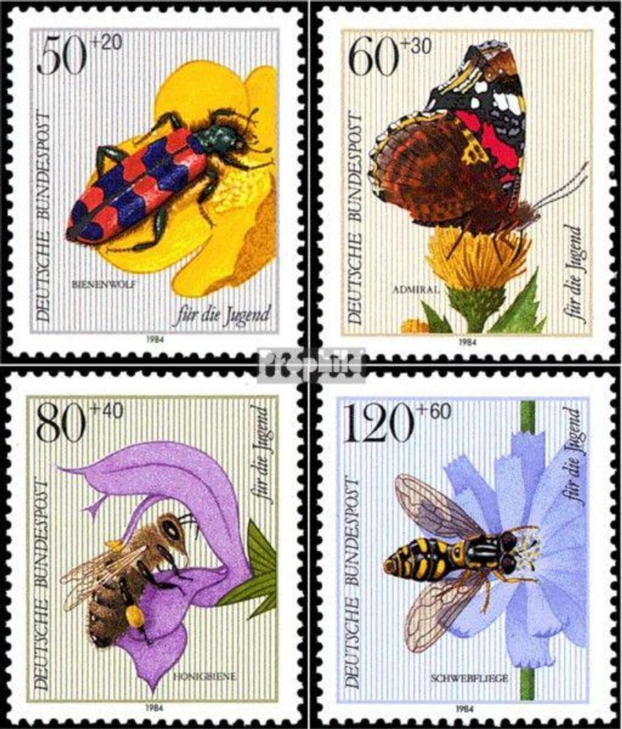 Briefmarken BRD (BR.Deutschland) 1984 Mi 1202-1205 Produktbild 