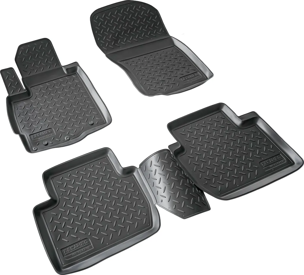 Tappetini in gomma 3D adatti per Peugeot 4007 | Anno di costruzione 2007-2013 | Perfettamente adattabili con bordo