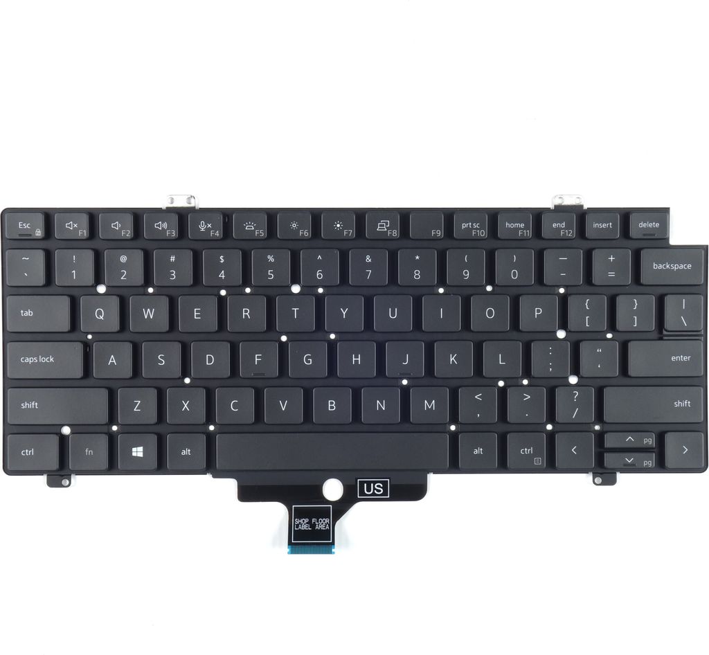 Tradebit - Tastatur für DELL | Englisch US QWERTY INT | Produktbild 