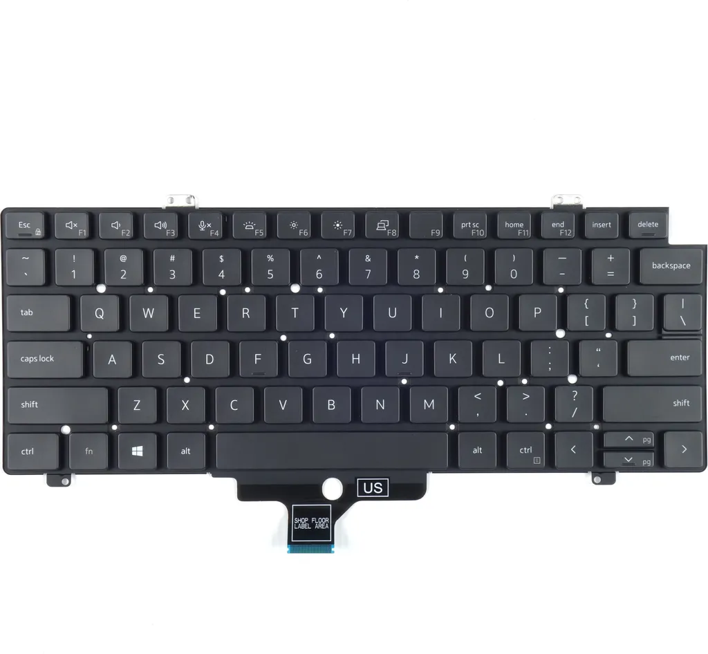 Clavier DELL Latitude 7420 Haute Qualité - QWERTY US - Touches Durables