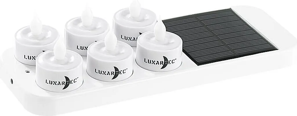 Photophores solaires avec capteur crépusculaire lot de 6 LED autonomes