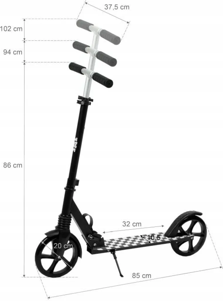 Trottinette 200mm DRIFT Chess Kidwell avec roulements ABEC-7 pro - 8