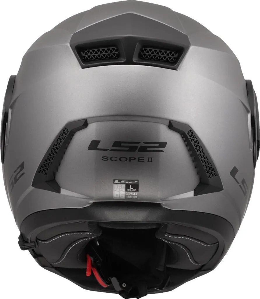 Casque LS2 FF902 SCOPE II Solid Matt Titanium XS - Modulable Précis
