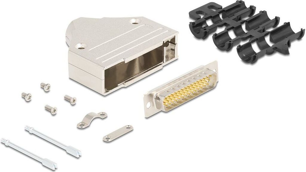 DELOCK Steckergehäuse Sub-D 44Pin aus Metall Stecker