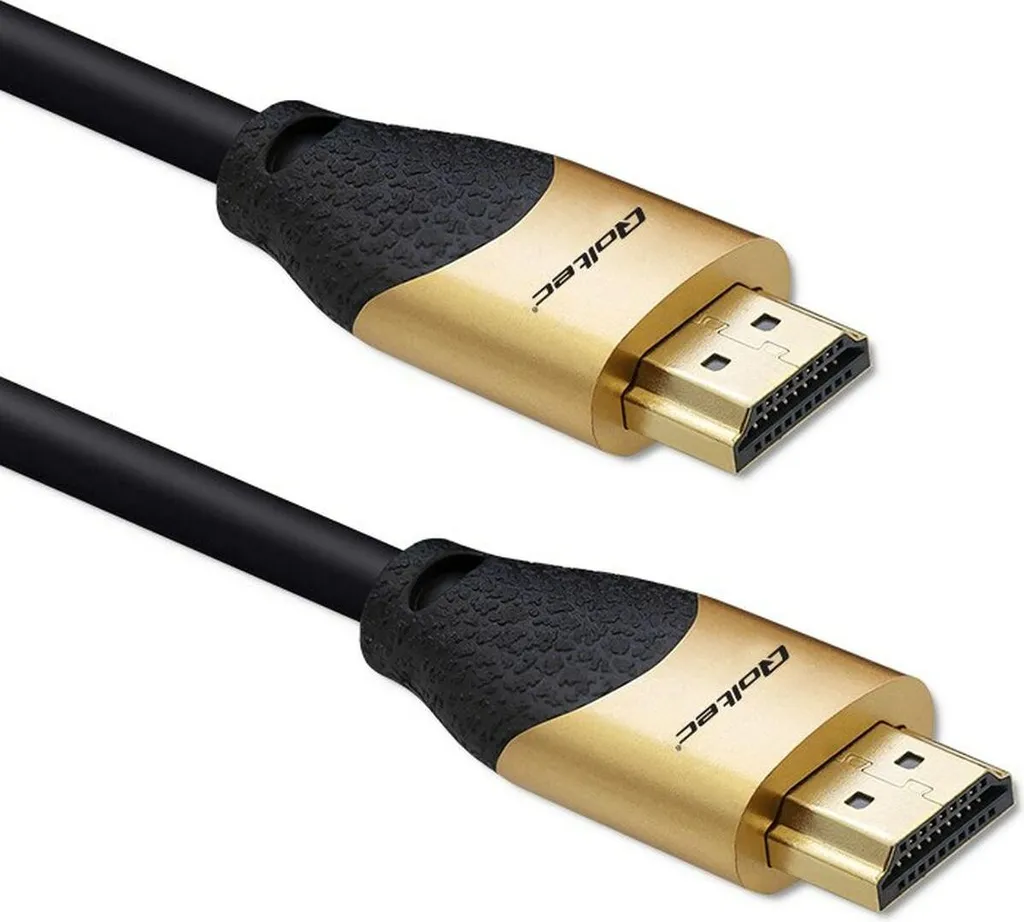 QOLTEC Cavo HDMI v2.1 Ultra High Speed 8K | 60Hz | 28AWG | ORO | 3m