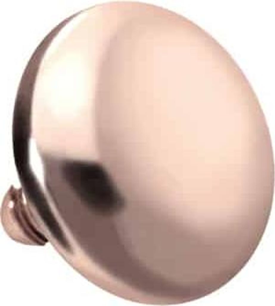 Titan Schraubdisc mit Außengewinde FLACH RoséGold Discgröße: 4mm
