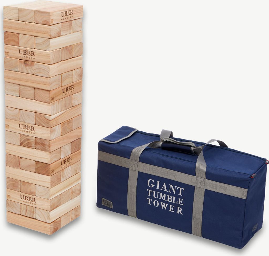 Stapelturm aus Hartholz - 21 KG - bis zu 160+ cm hoch - ECO India - In Luxus-Tragetasche