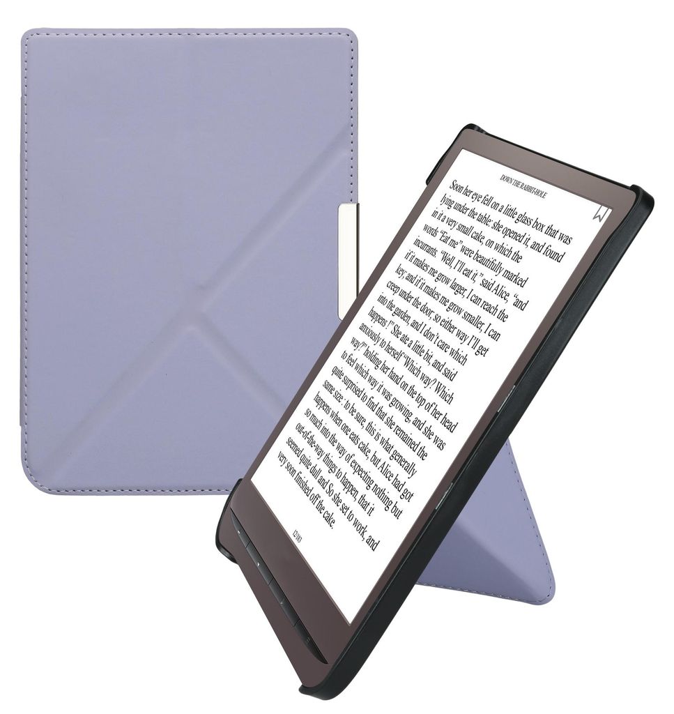 kwmobile Schutzhülle für Pocketbook InkPad 3 / 3 Pro / Color / Vivlio InkPad 3 Hülle - Kunstleder Case - eReader Klapphülle mit Auto Sleep Funk...