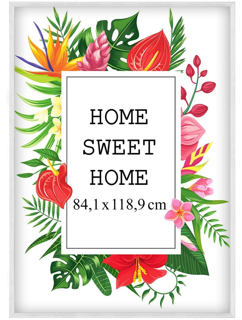 MG Design Weiß Bilderrahmen A0 84,1 x 118,9 cm - Aus echtem Produktbild 