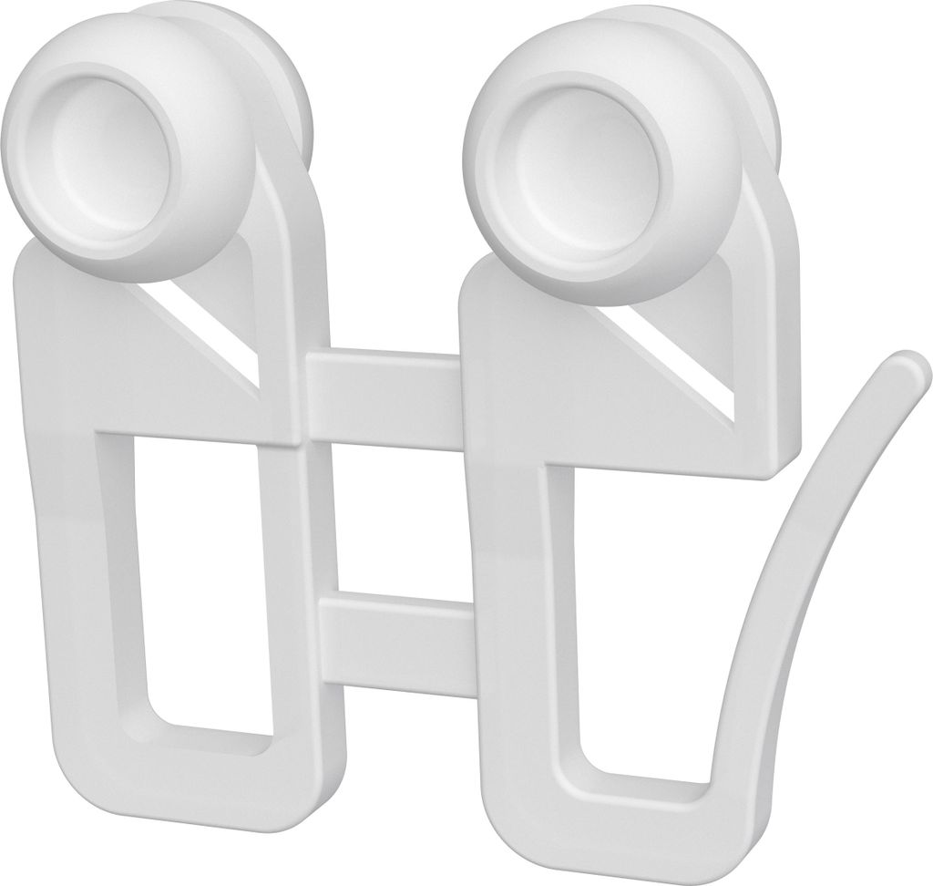 Interdeco Schleuderwagen mit Innenlaufrollen / Befestigung für Schleuderstäbe, Pack. 4 Stück