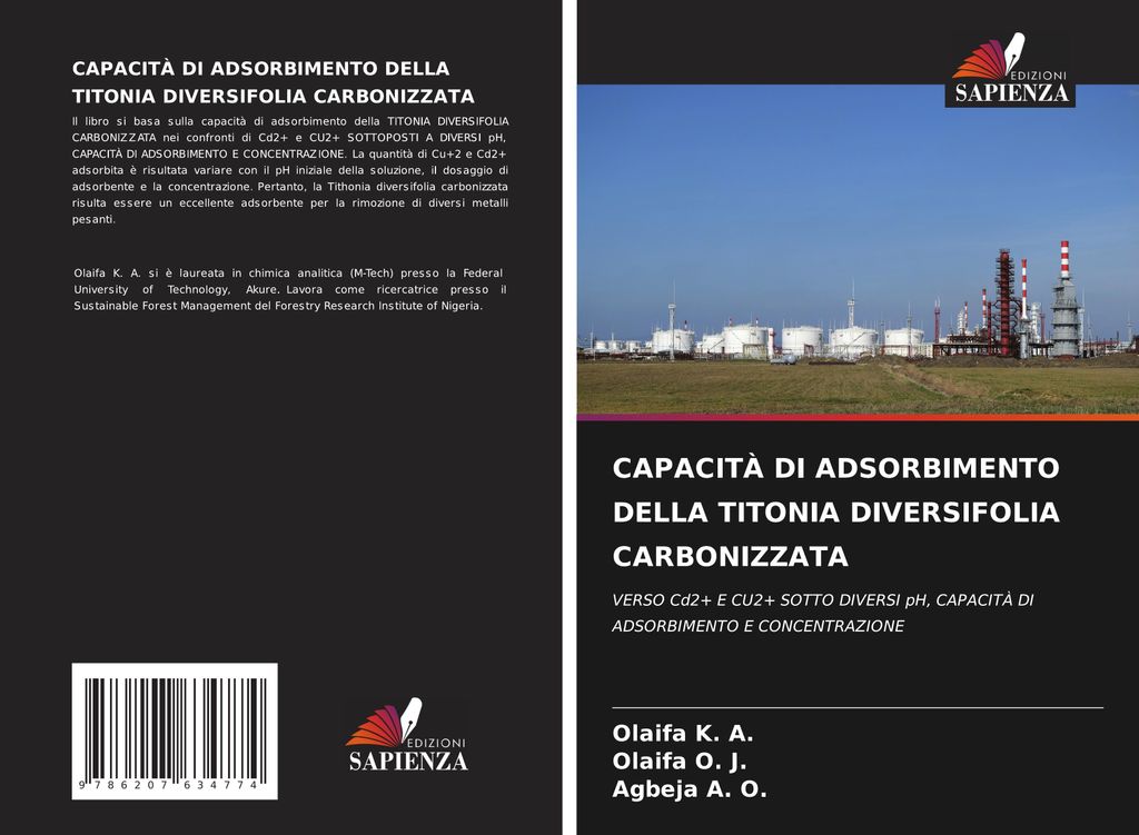 Capacità Di Adsorbimento Della Titonia Diversifolia Carbonizzata