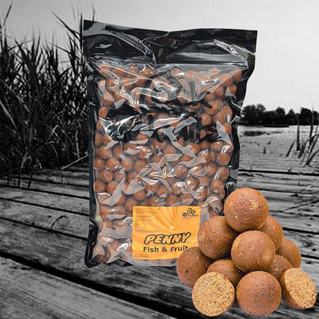 Cockbaits Penny Fish & Fruit Boilies 2 kg 24 mm