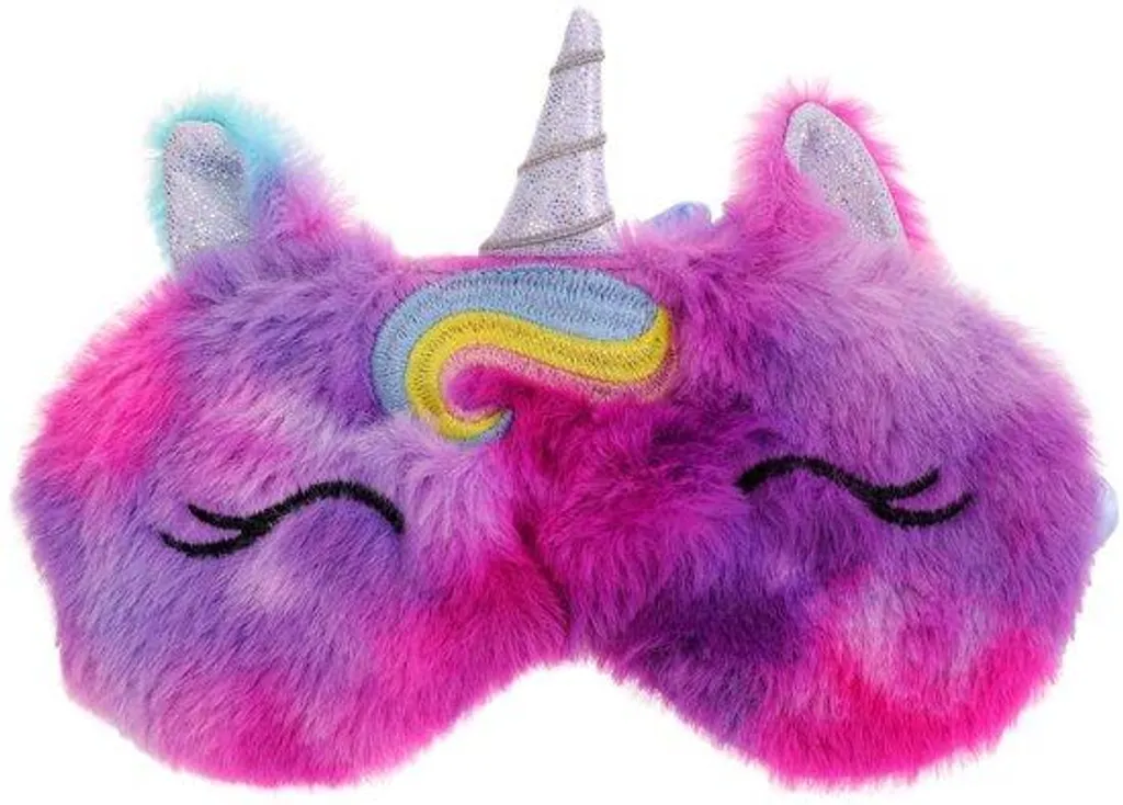 Masque de sommeil en peluche pour enfants lot de 2 protection occultant