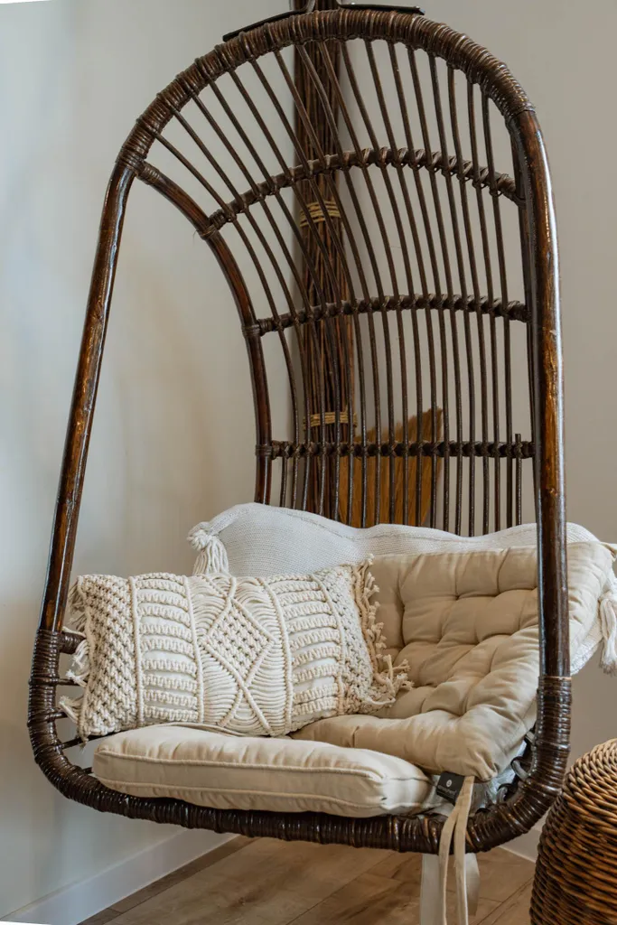 Coussin décoratif en coton doux beige 50x30 cm finition chic - 3