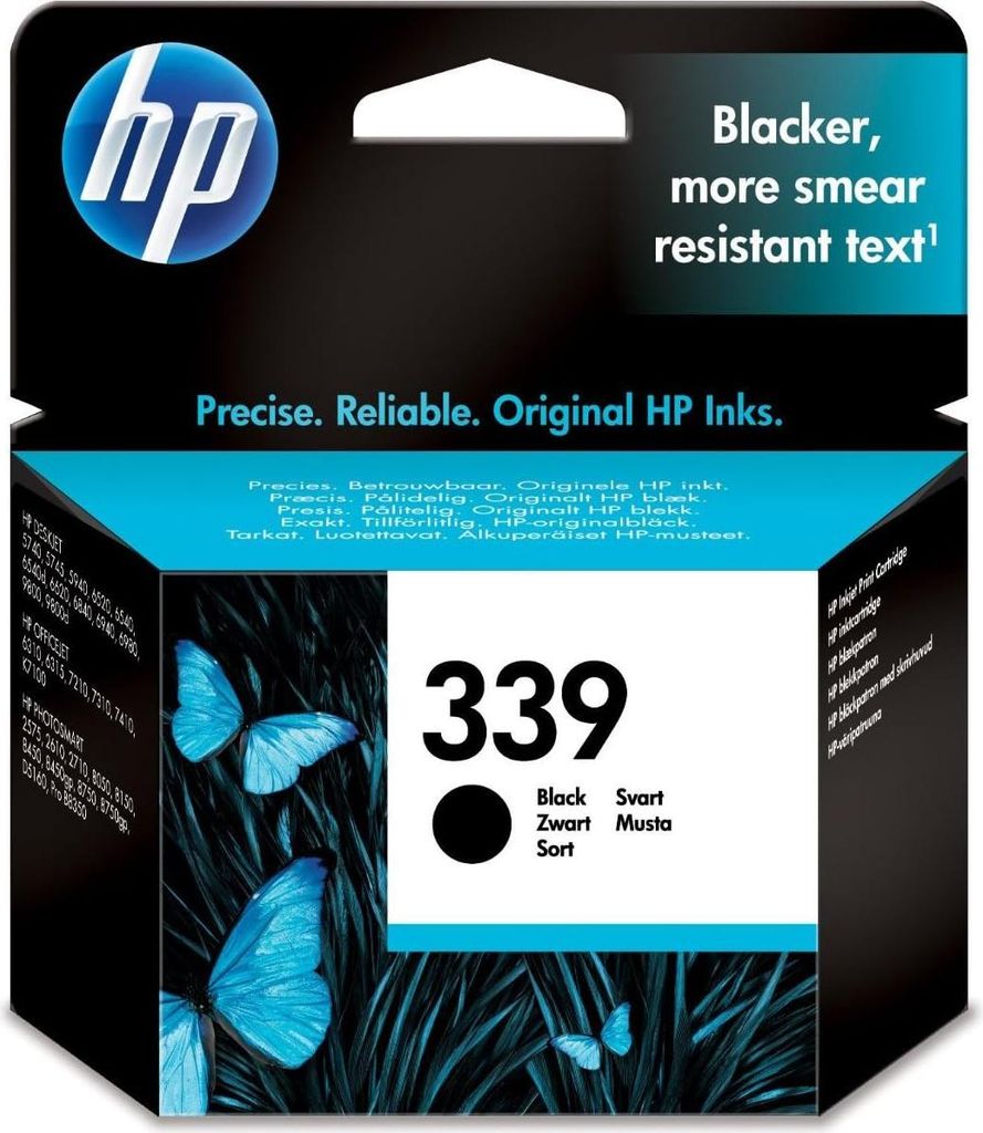 HP 339, Tintenpatrone, schwarz, hohe Reichweite, für HP Produktbild 
