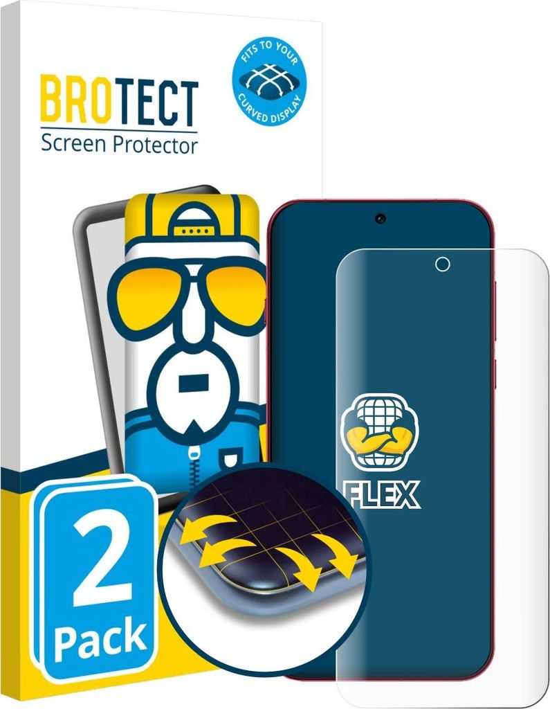 2x BROTECT Fullscreen Schutzfolie für Oppo Find X9 Pro Displayschutz Folie Fullcover Klar Transparent