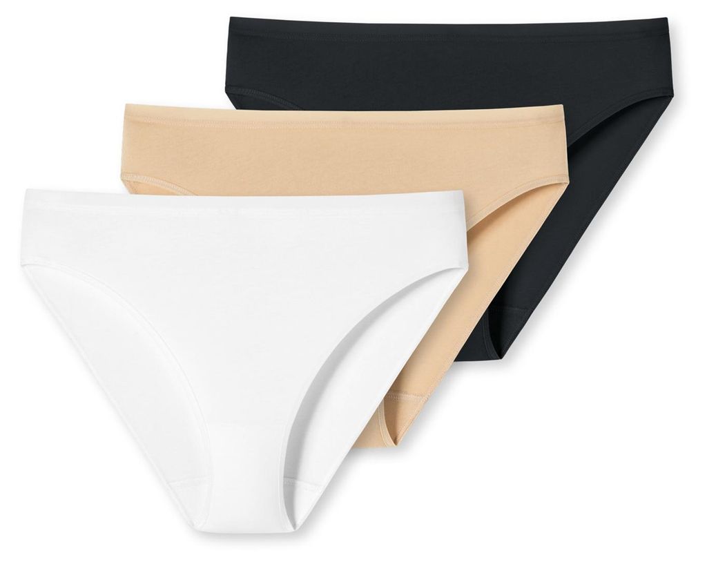 Schiesser Uncover Damen Tai-Slip 3-Pack - sortiert1 - Größe S