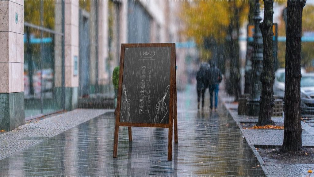 Allboards Reklamní áčko s křídovou tabulí 118x61 cm - Obrázek produktu 6