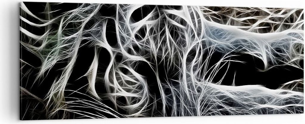 Bild auf Leinwand - Leinwandbild - Abstraktion modern - 140x50cm - Wand Bild - Wanddeko - Leinwanddruck - Bilder - Kunstdruck - Wanddekoration - Le...