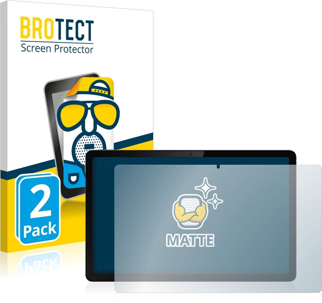 2x BROTECT Schutzfolie für realme Pad 10.4" Displayschutz Displayschutzfolie Folie Matt Entspiegelungsfolie