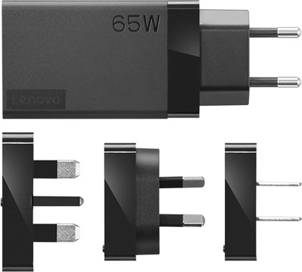 Chargeur de Voyage Lenovo USB-C 65W - Idéal pour le Télétravail Pro - 2