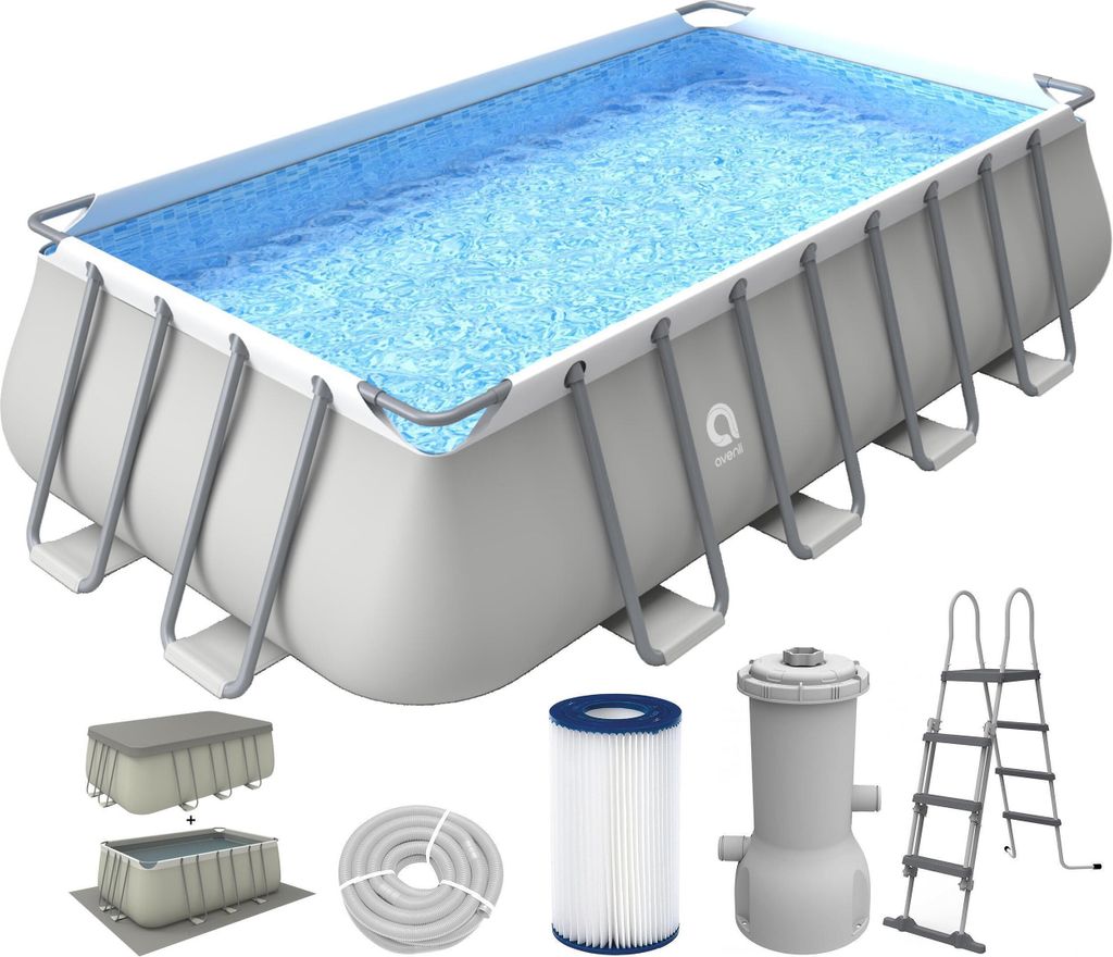 Avenli Frame Plus Rectangular Pool Komplettset 549 x 305 x Produktbild 