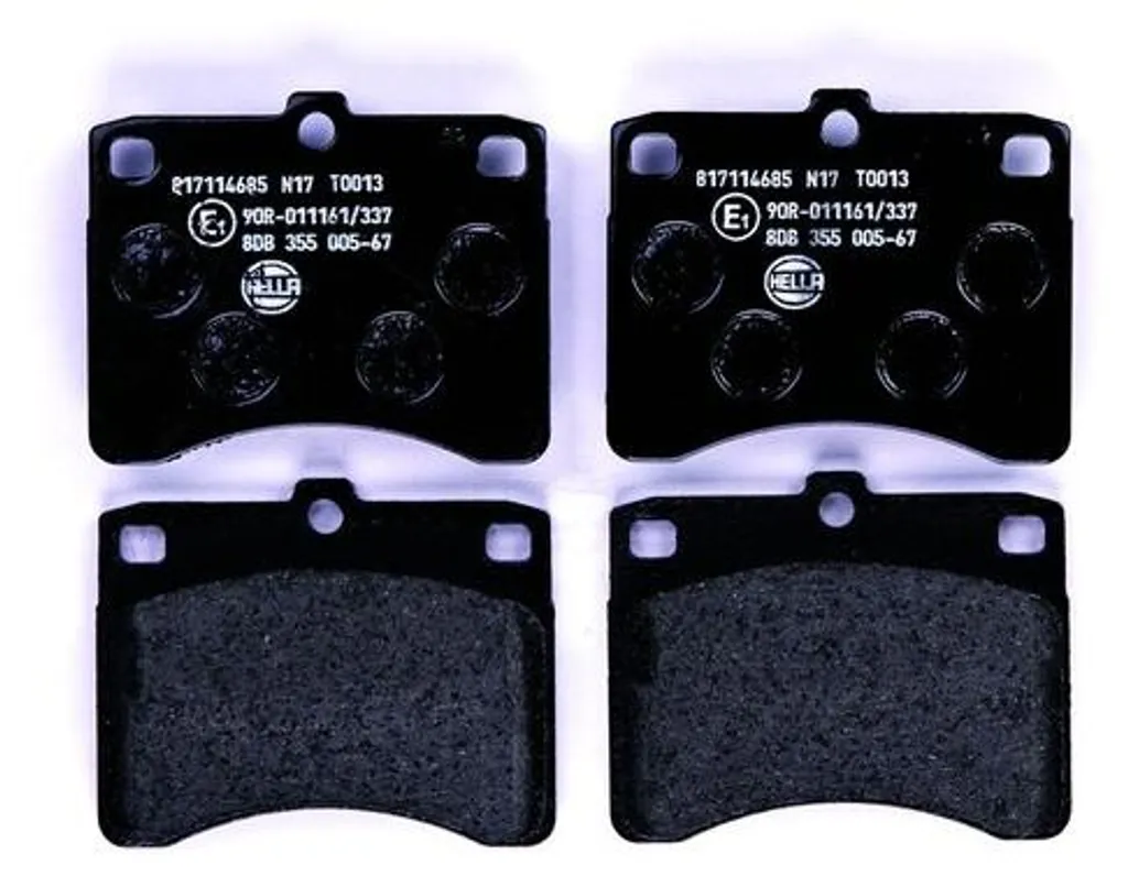 Plaquettes de frein à disque avant HELLA 13,4 mm pour Piaggio Porter