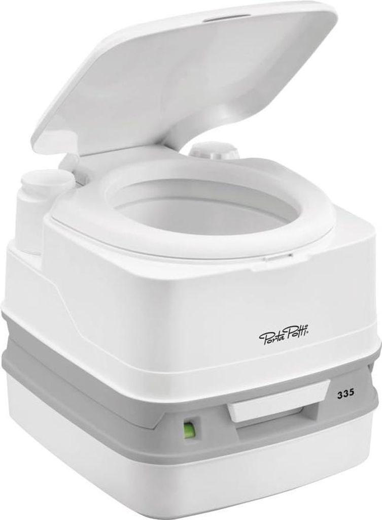 Tragbares Toilet Porta Potti 335 Qube 92828 - weiß, Abmessungen 313 x 342 x 382 mm