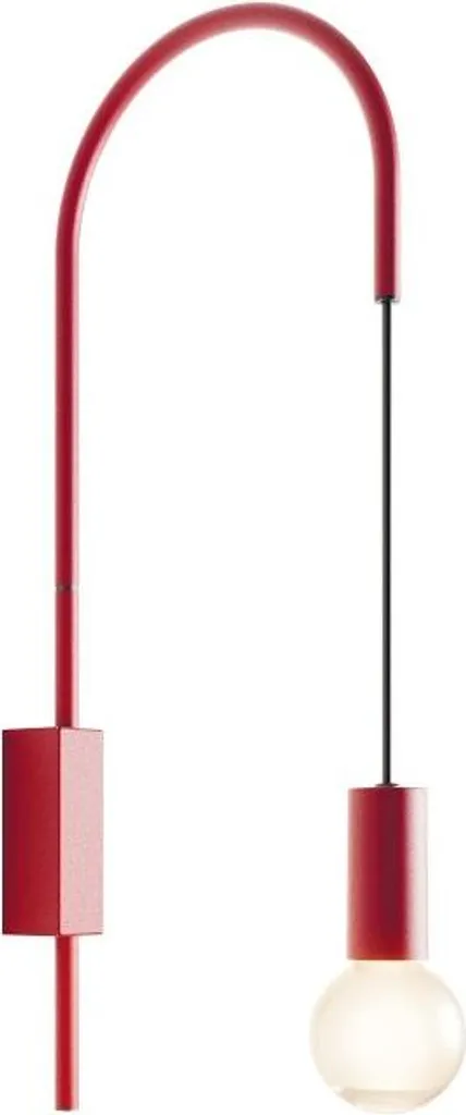 Applique de Lecture Murale Rouge Orientable pour Salon ou Chambre