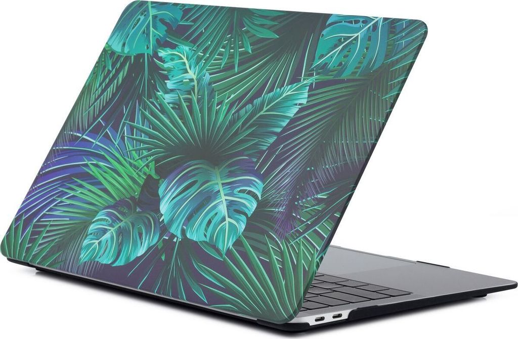 Mobigear Design MacBook Air 13 Zoll (2018-2020) Hardcase Hülle MacBook Case - Palm Leafs - Model A1932 / A2179 / A2337