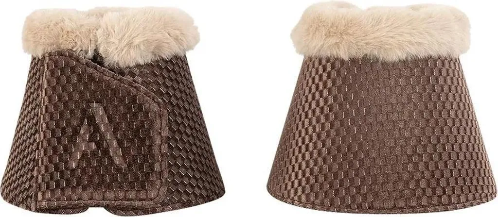 Cloches Anky Atb25009 en Velours à Carreaux pour Chevaux Marron Taille L