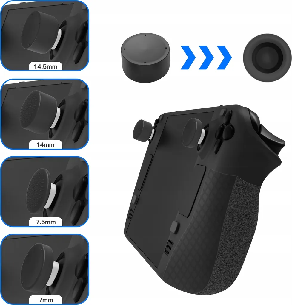 Steam Deck Pack Protection JYS-SD011 Rigide avec Grips Antidérapants - 5