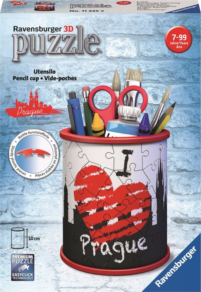 RAVENSBURGER 3D-Puzzle-Ständer: Prag 54 Teile