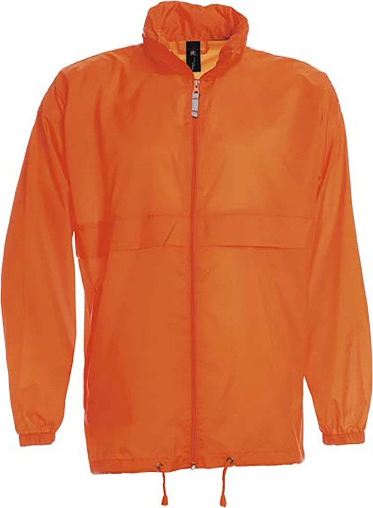 B&C Sirocco Leichte Herren Jacke BC102 (S) (Orange)