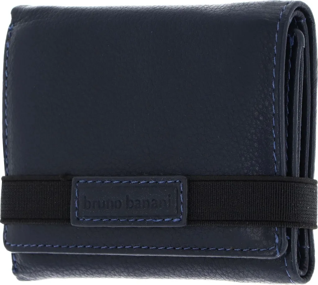 Bruno Banani Pelle borsa Wallet Navy Blue blu scuro