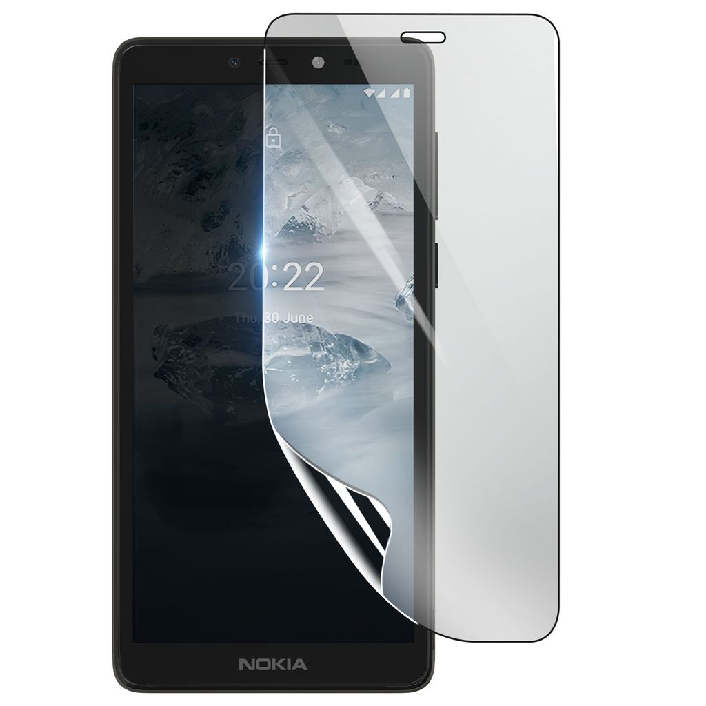 3mk, Stoß- und kratzfester Hydrogel Bildschirmschutz für Nokia C2 2nd Edition, Transparent
