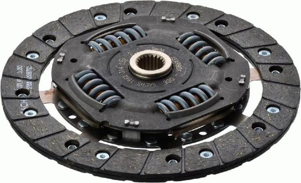 Disque d'embrayage renforcé SACHS 1862314032 haute durabilité Volvo