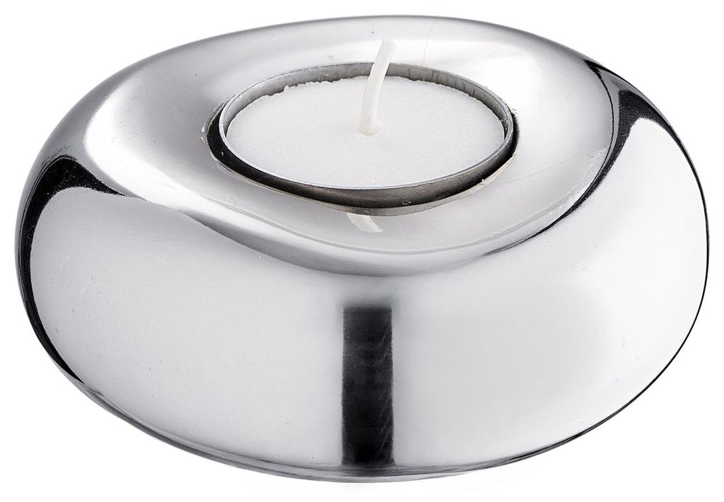 BUTLERS Teelichthalter CHROME Produktbild 