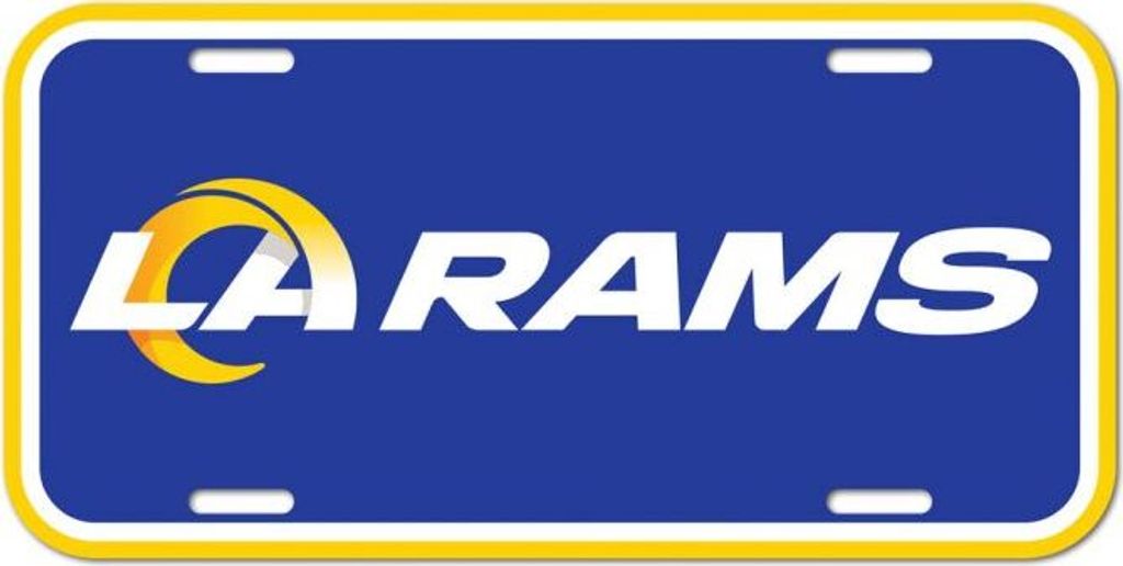 Wincraft NFL Kennzeichenschild - Los Angeles Rams