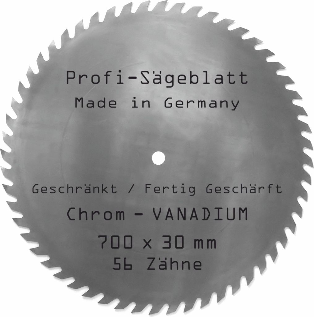 CV Sägeblatt 700 mm Z= 56 KV-A Grobzahnform Wolfszahn Produktbild 
