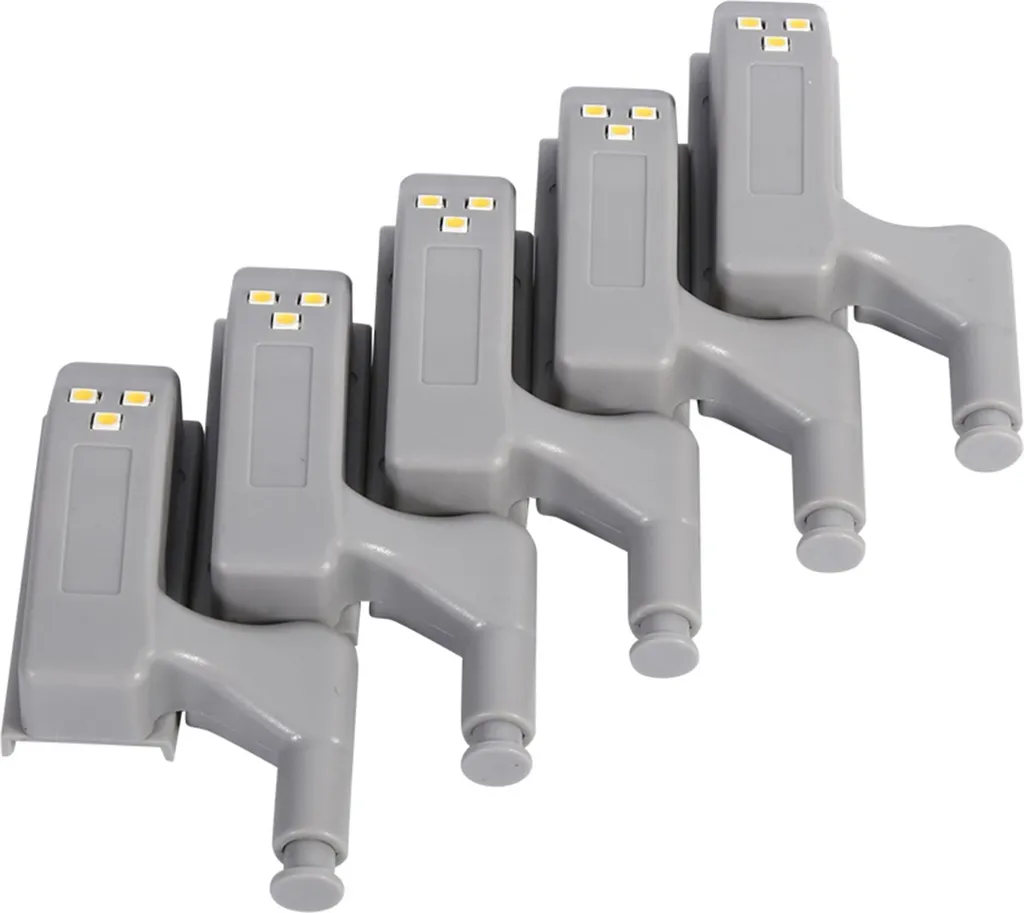 Luce Automatica per Armadi LED: 10 Pezzi Luce Calda per Mobili - 4