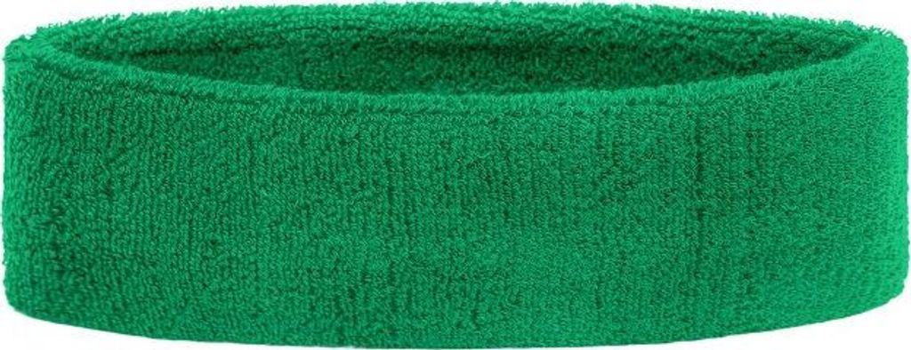 Frottee Stirnband für Sport und Freizeit green, Gr. one size