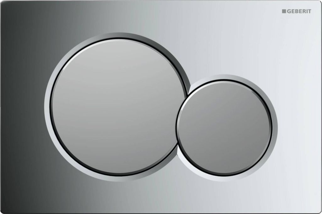 Geberit Sigma01 Betätigungsplatte für 2-Mengen-Spülung, rund, 115.770.KA.5