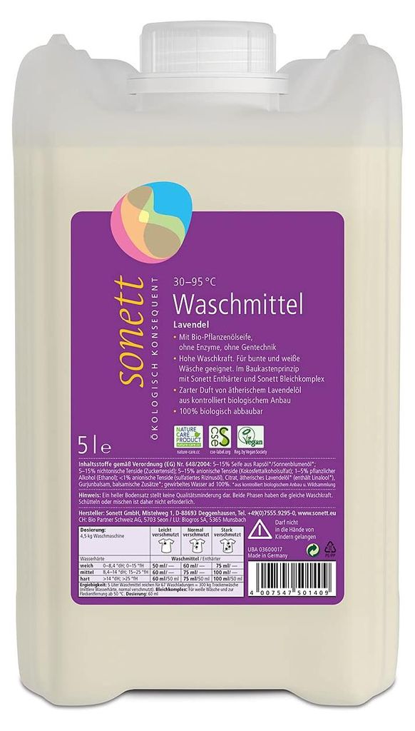 Tekutý prací prostředek - Levandule 5L Obrázek produktu 
