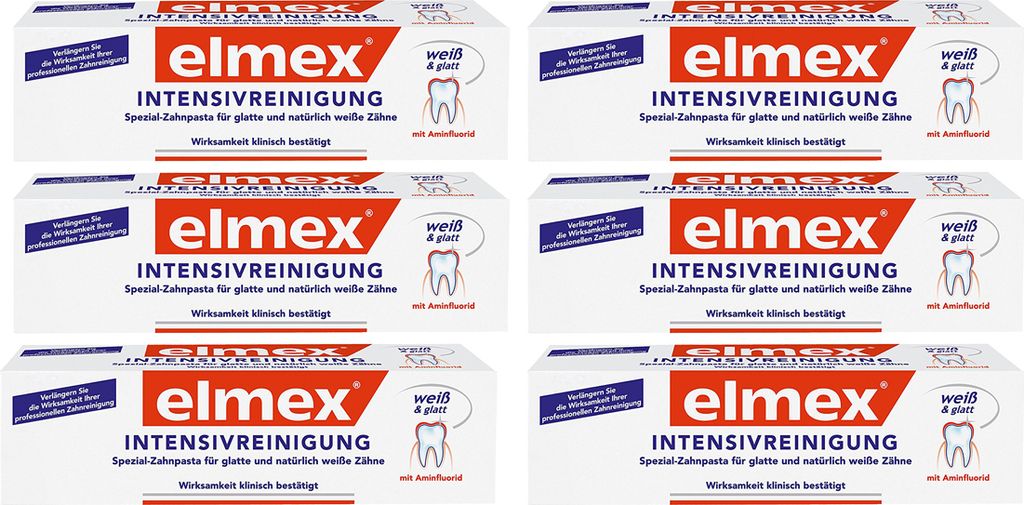 Elmex intenzívne čistenie hladký a biely proti zubnému Obrázok produktu 