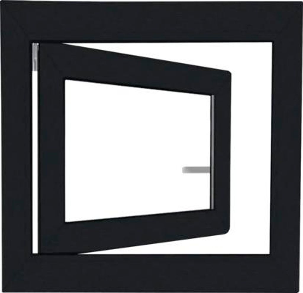 Plastové okno ARON 2.0 OS1 RAL7016/biela 90x90 cm P Obrázok produktu 