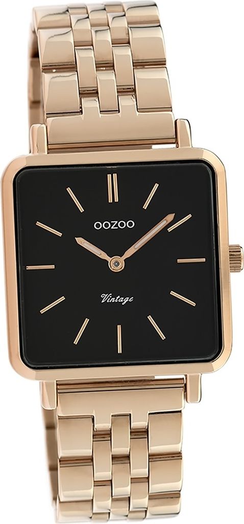 Oozoo Metall Damen Uhr matt Analog Quarzuhr Armband rosegold Timepieces D2UOC9959A